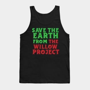 Stop Willow Project, save the earth from the Willow Project Tank Top